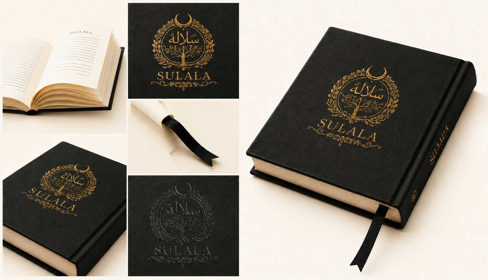 Sulala Product Features - Matte Gold Foil Lettering